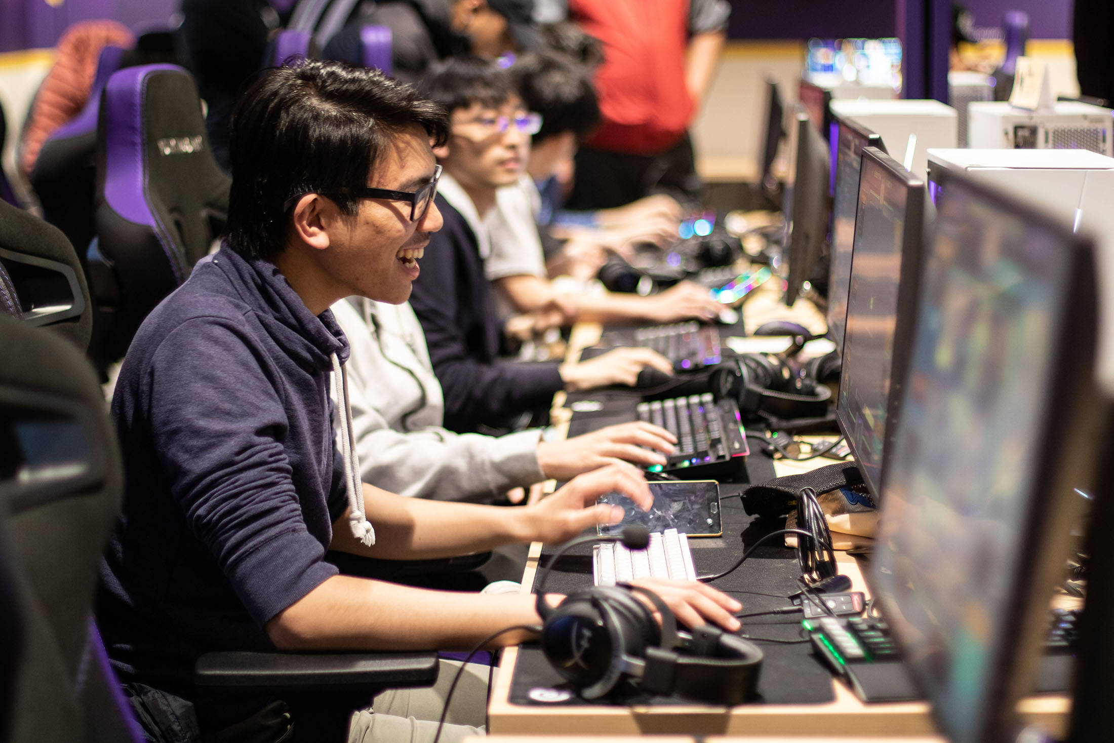 ESPORTS, The HUB Esports Arena & Gaming Lounge features high-end gaming computers for casual and competitive gaming and virtual reality.