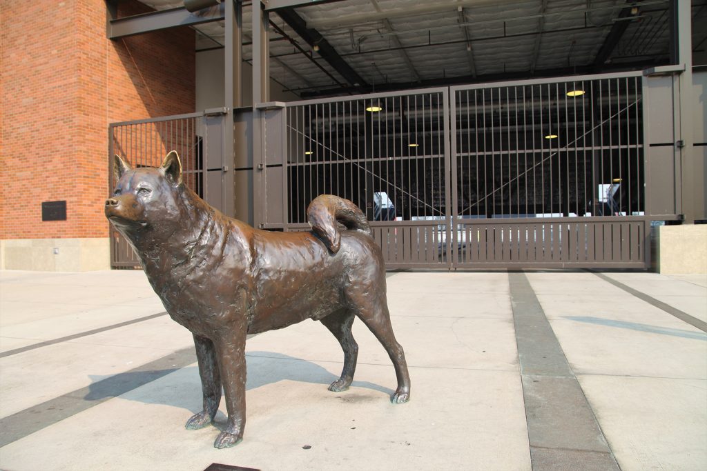 bronze Dubs statue